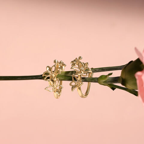 Flutter Bloom Gold bracelet Earrings