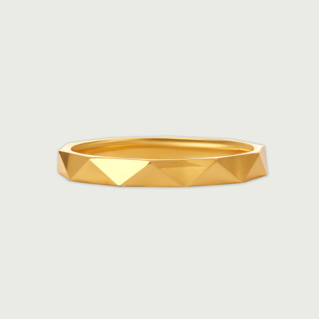 22KT Yellow Gold Striking Abstract Ring,,hi-res image number null