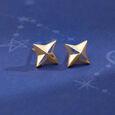Star struck Symphony 14KT Gold Stud Earrings,,hi-res view 1