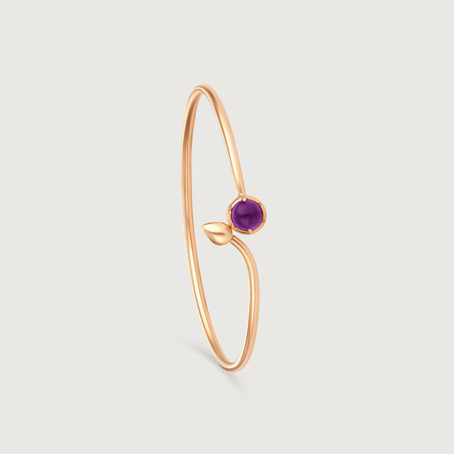 Ethereal Firefly Gold & Amethyst Bangle,,hi-res image number null