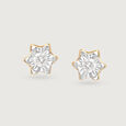 Twinkling Stars 14Kt Diamond Stud Earrings,,hi-res view 4