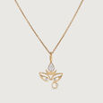 Adi Shakti Gold and Diamond Pendant,,hi-res view 3