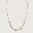Elegant Rivulet 14 Kt Gold & Diamond Necklace,,hi-res view 3