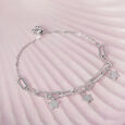 Ocean Charm Silver Bracelet,,hi-res view 1
