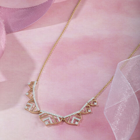 Lippan Luxe Gold & Diamond Necklace