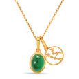 14kt Gold Taurus Birthstone Pendant,,hi-res view 2