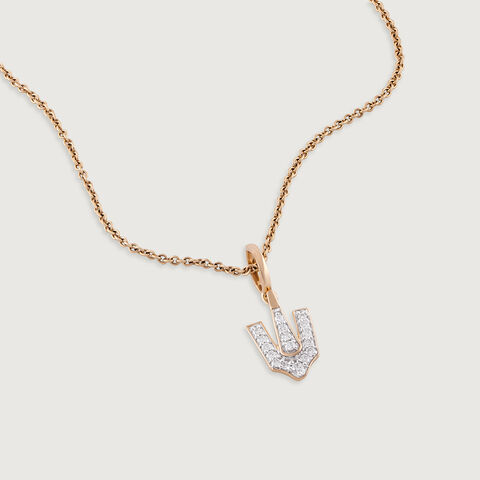 Tirupati Balaji Gold and Diamond Pendant