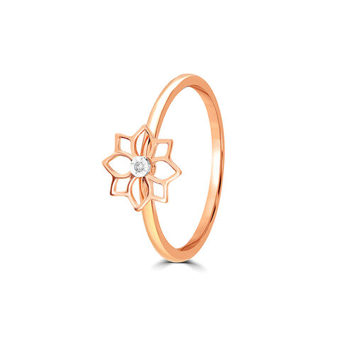 14KT Yellow Gold Blooming Elegance Finger Ring