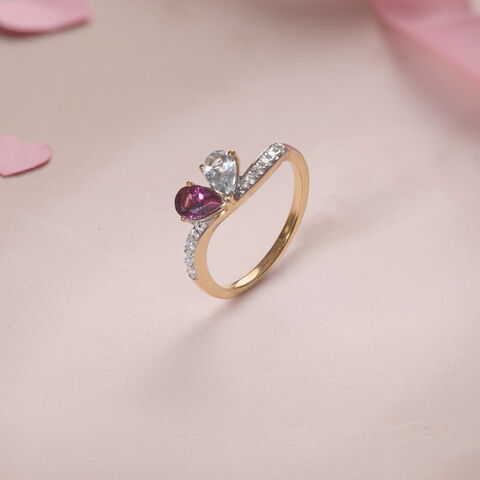 Rosy Toi Moi Diamond & Gold Ring