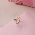 Swirl Spark Pearl & Gold Ring,,hi-res view 1