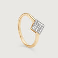Geometric Splendour 14KT Gold & Diamond Ring,,hi-res view 4