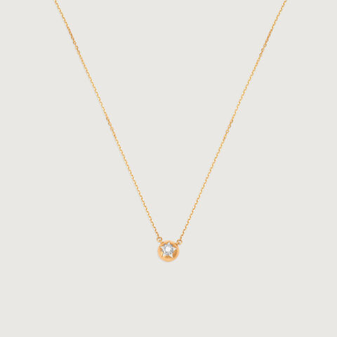 Starry Trails Studded  Diamond 18KT Necklace