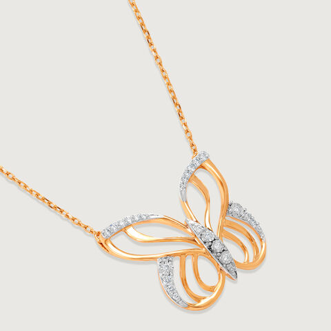 Cupid Edit 14KT Yellow & White Gold Diamond Necklace