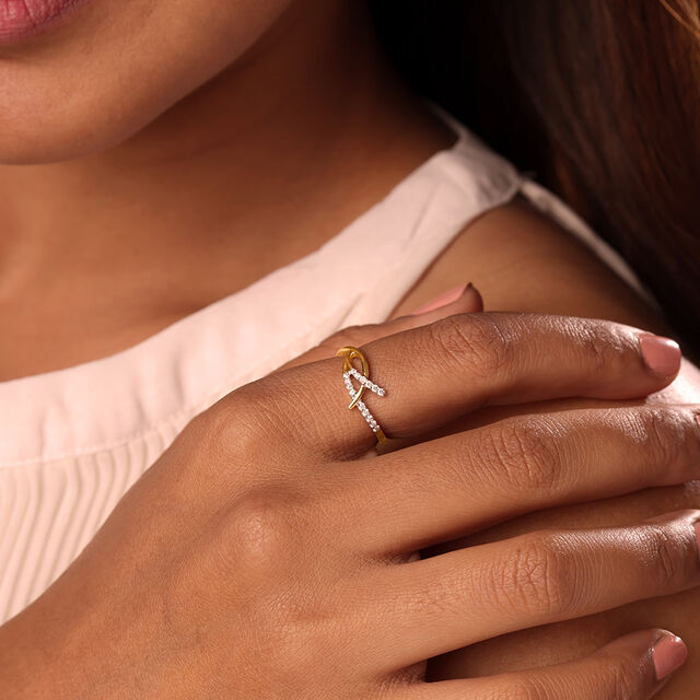 Eternal Twist 14KT Gold & Diamond Ring,,hi-res image number null