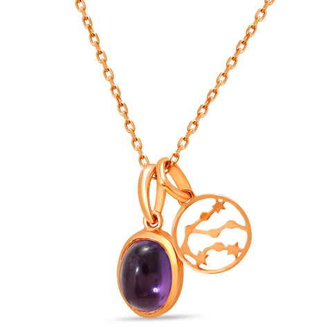 Mia 14KT Rose Gold & Amethyst Pendant