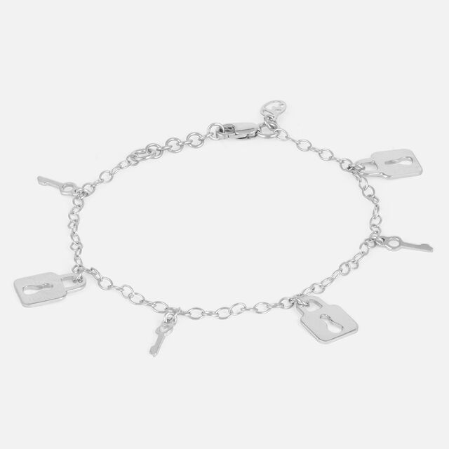 Secret Key Silver Bracelet,,hi-res image number null