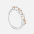 Champagne Sparkler Silver Finger Ring,,hi-res view 4