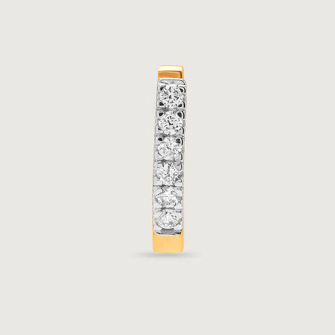 14KT Yellow Gold Diamond Nose Pin