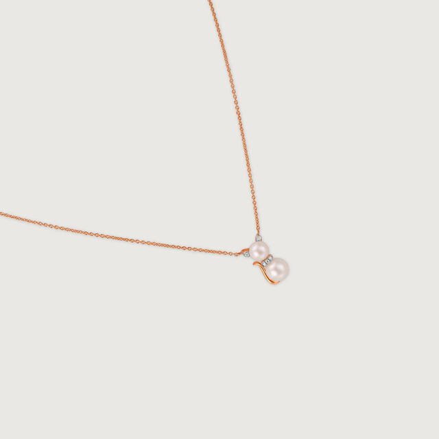 Timeless Elegance Pearl & Diamond Necklace,,hi-res image number null