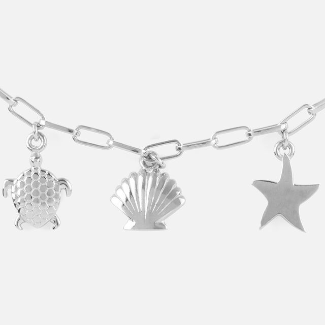 Ocean Charm Silver Bracelet,,hi-res image number null