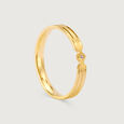 Eternal Love Band 18KT Gold & Diamond Couple Ring-Single Piece,,hi-res view 3