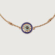 14KT Yellow Gold Wheel Of Life Evil Eye Bracelet,,hi-res view 4