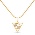 14KT Yellow Gold Cancer Pendant,,hi-res view 2
