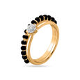 14kt Alluring Detachable Diamond Mangalsutra Ring,,hi-res view 1
