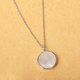 Moonlit Essence Pearl Silver Necklace,,hi-res view 1