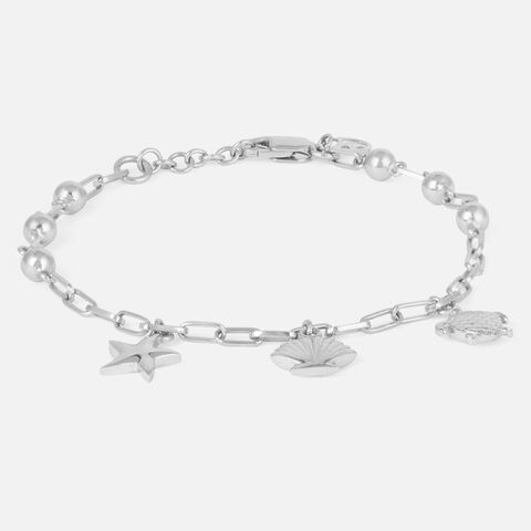 Ocean Charm Silver Bracelet