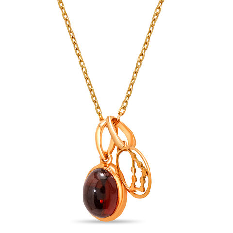 14KT Rose Gold Capricorn Birthstone Pendant