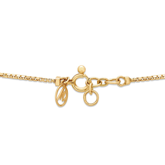 14KT Yellow Gold Sparkling Evil Eye Diamond Necklace,,hi-res image number null