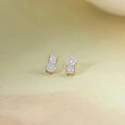 Eternal Bond Gold and Diamond Stud Earrings,,hi-res view 1