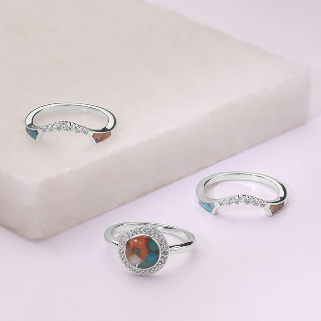 Boho Dreams Stackable Silver Ring,,hi-res image number null