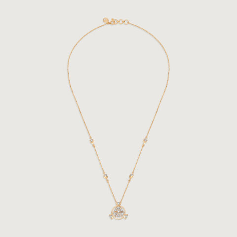 Astral Cluster 14KT Diamond Necklace