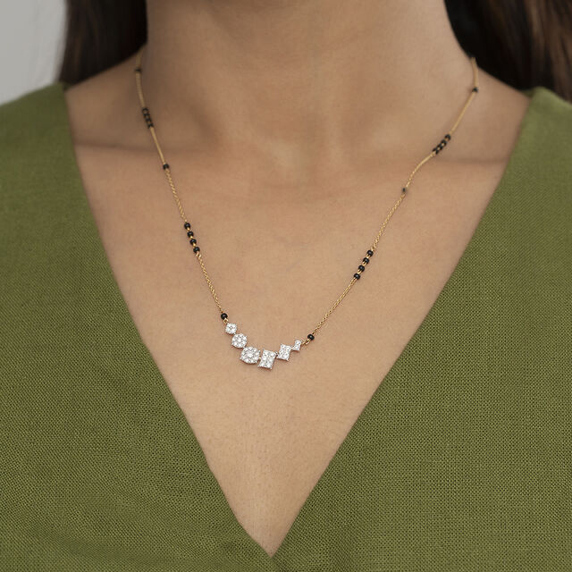 Eternal Bond Gold & Diamond Mangalsutra,,hi-res image number null