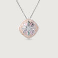 Mother of Pearl Oasis Silver Pendant,,hi-res view 2