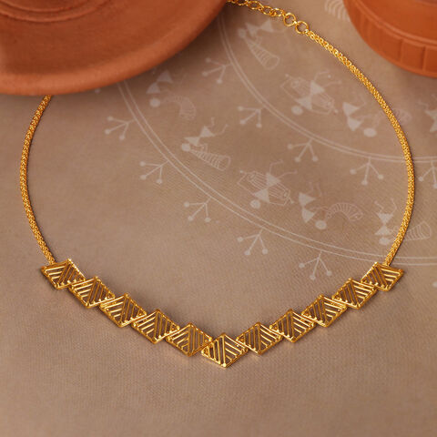 Nomadic Warli Charm 22KT Gold Necklace(DEv2 testing)