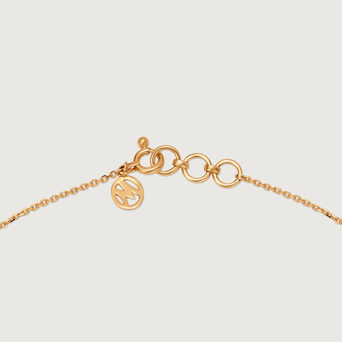 Cosmic Whirl 14KT Diamond Pendant with Chain