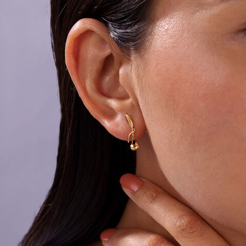 Sonic Symphony 14KT Gold Drop Earrings