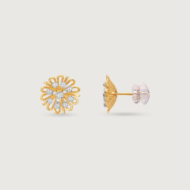 Everbloom Daisy Diamond Stud Earrings,,hi-res image number null