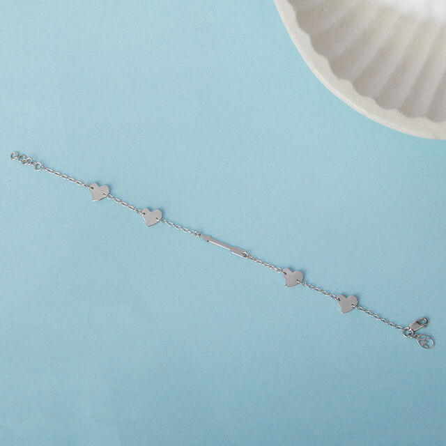 Love Struck Silver Bracelet,,hi-res image number null