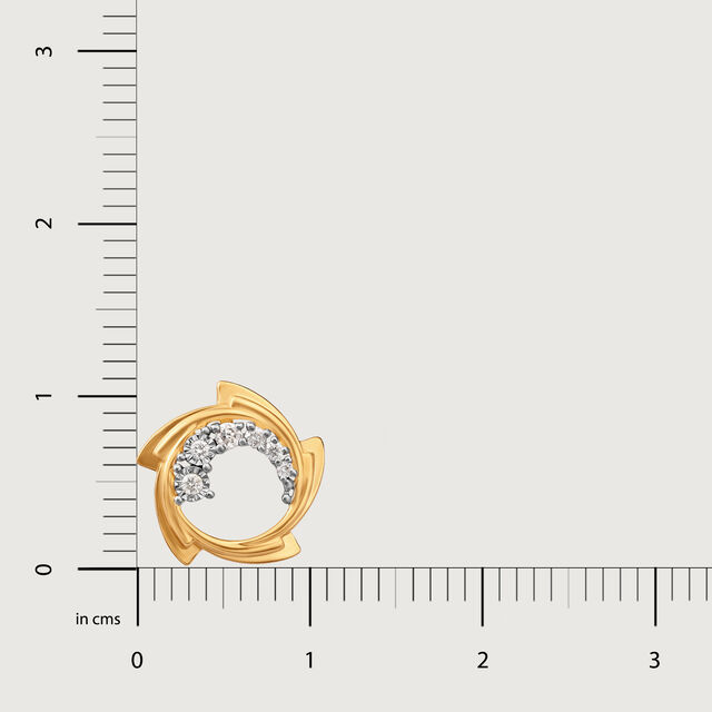 Luminous Flare 14KT Diamond Stud Earrings,,hi-res image number null