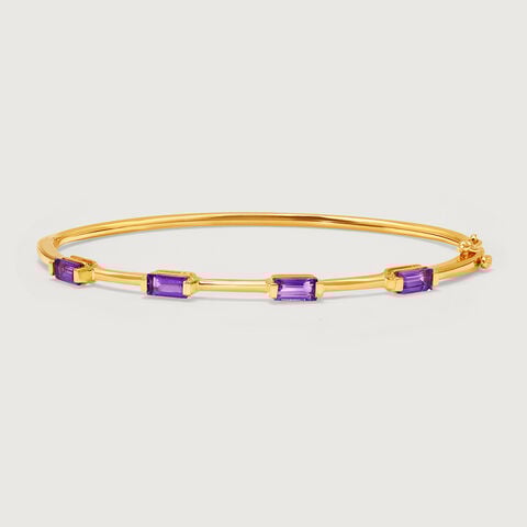 Violet Velvet 14KT Amethyst Bangle