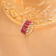 Scarlet Soire 14KT Diamond & Ruby Finger Ring,,hi-res view 1