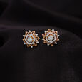Spectral Glow 14 Kt Gold and Diamond Stud Earrings,,hi-res view 1