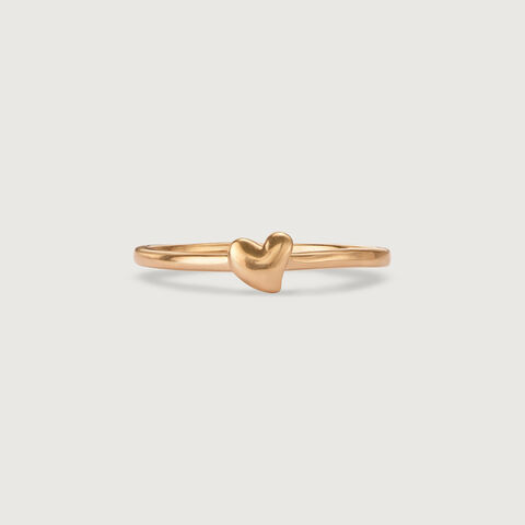 14KT Yellow Gold Heart-Shaped Ring