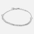 Hexa Shine Silver Bracelet,,hi-res view 3