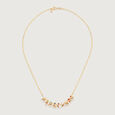 Charm of Cheer 14KT Navratna Necklace,,hi-res view 3