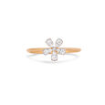 Floral Brilliance Gold & Diamond Finger Ring,,hi-res view 4